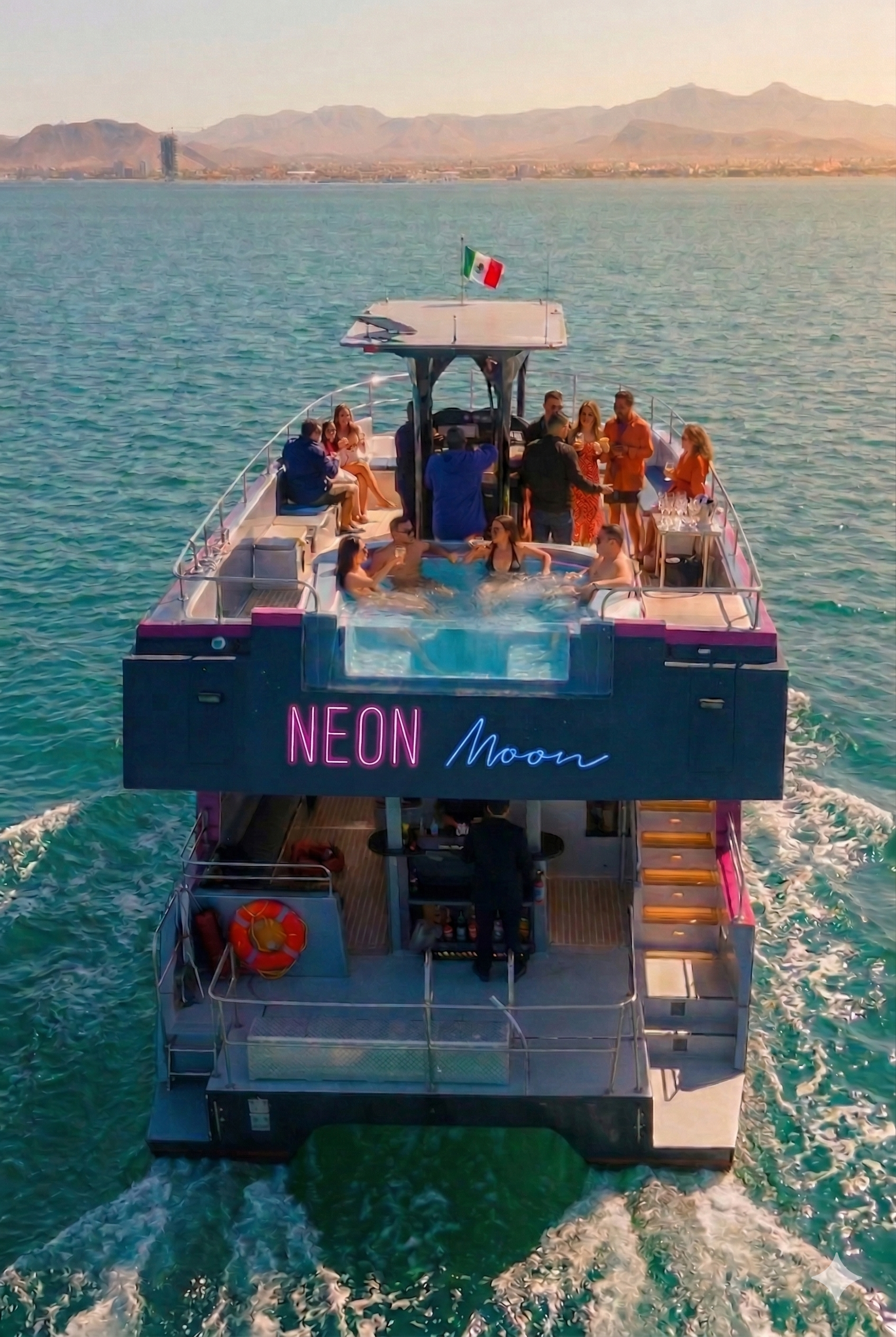 Blue Moon Yacht LLC Neon Moon | Private Yatch for Rent in Cabo