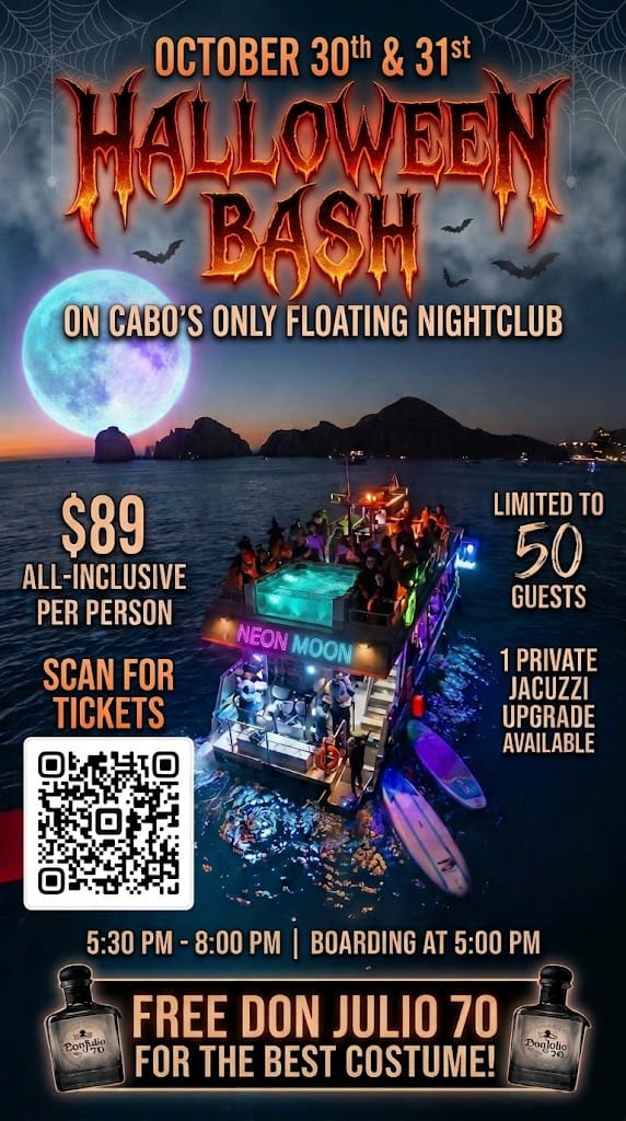 Halloween Neon Moon Cabo